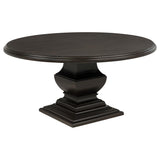 Twyla 5-piece Round Wood Dining Room Table Set Dark Cocoa