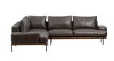 Largo Leather Sectional Sofa