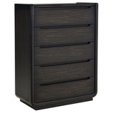 Leandro 5-piece Eastern King Bedroom Set Burnished Black