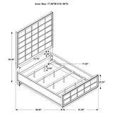 Durango 5-piece Eastern King Bedroom Set Smoked Peppercorn