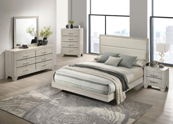Trenton 5-piece  Bedroom Set Rustic Cream