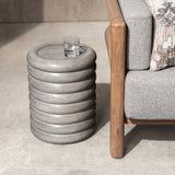 Reva Outdoor End Table - Athena Gray