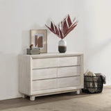 Reece 6Dwr Dresser - Seashell White