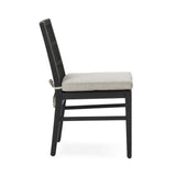 Westville Outdoor Dining Chair Set of 2 - Black