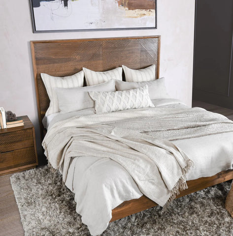 Santa Barbara Queen Bed - Honey