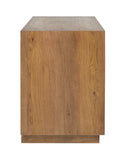 Santa Clara 2 Drawer Nightstand - Caramel Brown