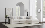 Serene 4-piece Upholstered Modular Sectional Sofa Beige