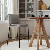 Mayer Counter Stool - Pewter Gray