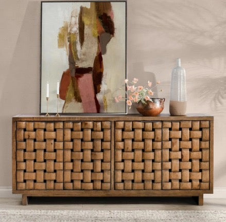 Bast Solid Wood 4Dr Cabinet