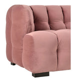 Petra Velvet Sofa - Blush