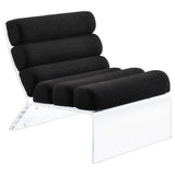Serreta Boucle Upholstered Armless Acrylic