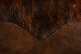 Montecristo Faux Leather and cowhide side chair
