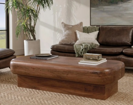 Craig coffe table -acorn brown