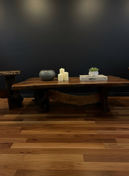 Golden timber coffe table