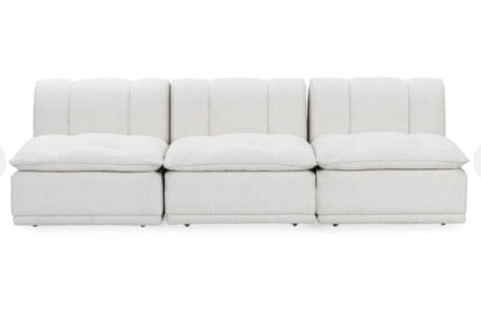 Haven Leather Modular Sofa - White