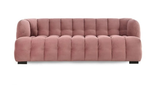 Petra Velvet Sofa - Blush