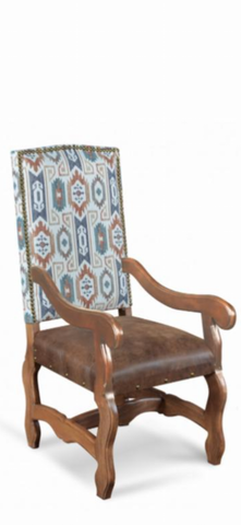 Taos Faux Leather Side Arm Chair