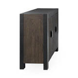 Deaven 4 Door Buffet - Toasted Brown