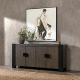 Deaven 4 Door Buffet - Toasted Brown