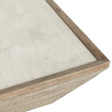 Dalton Coffee Table - Natural/Antique White