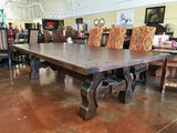 Yugo Alder Rustic Dining Table - La Casona Custom Furniture  - azcasona.net