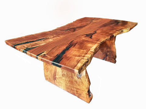 Mesquite Live Edge River Table by Lumberlust Designs at Private Residence,  Phoenix